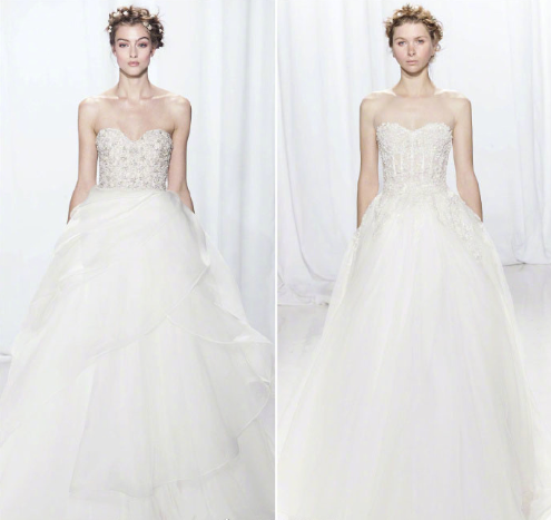 Reem Acra2019新款婚纱图片