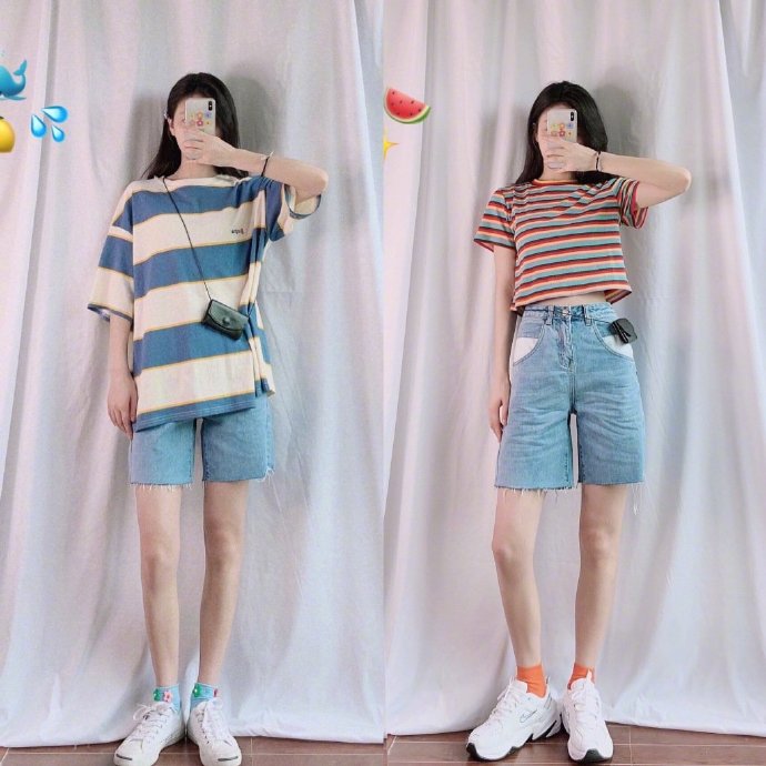 元气少女的夏日穿搭参考