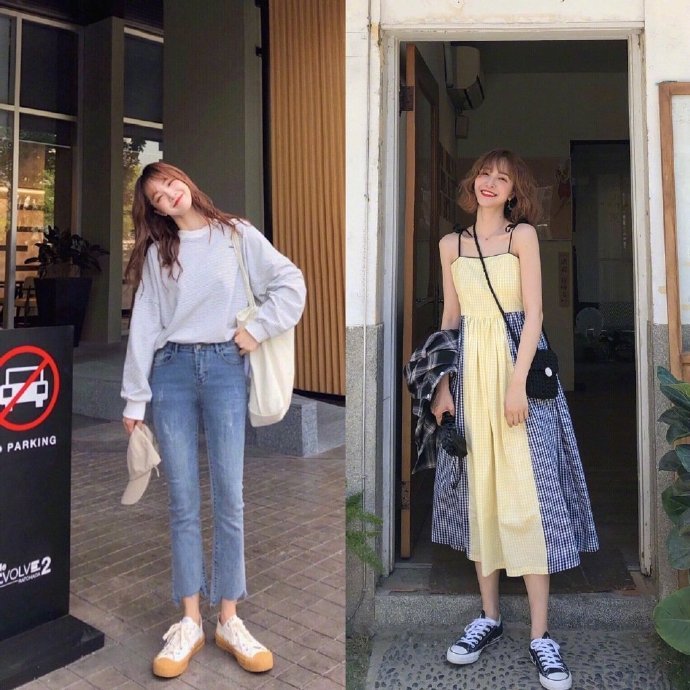 韩系少女感减龄装扮穿搭参考