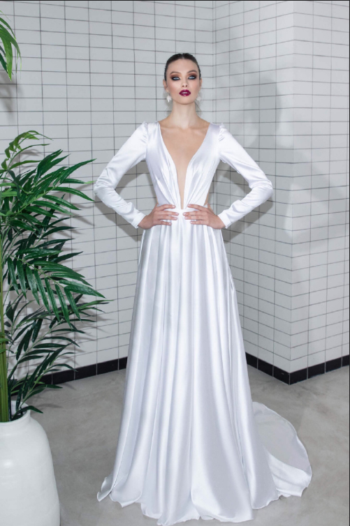 以色列设计师品牌Lior Charchy2019性感透视礼服婚纱