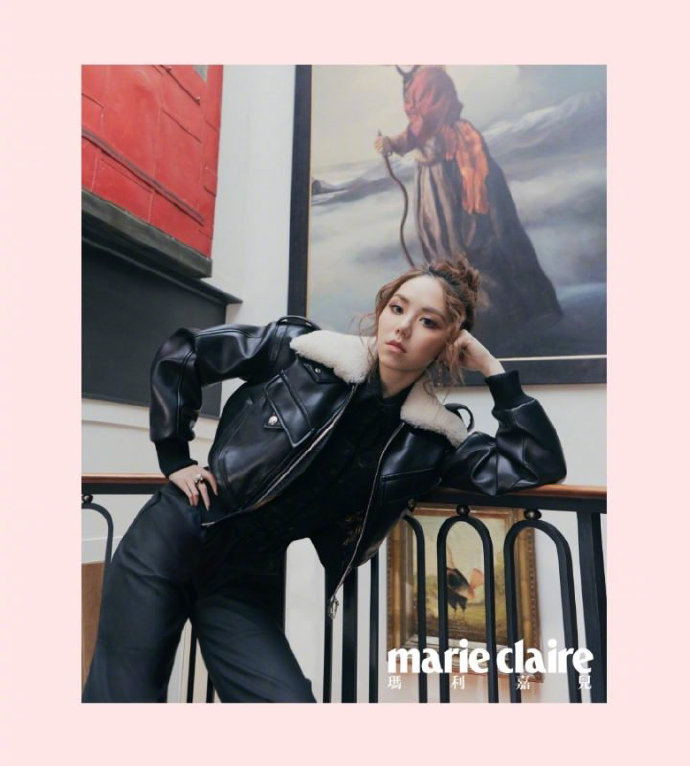 香港美女图片 香港女歌手邓紫棋《Marie Claire》封