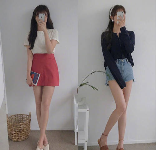夏日温柔感十足的小女生穿搭图片