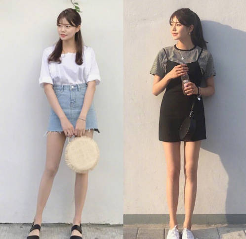 夏日温柔感十足的小女生穿搭图片