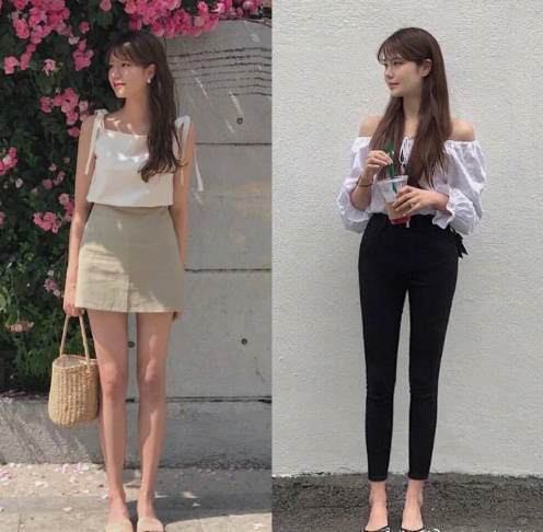 夏日温柔感十足的小女生穿搭图片