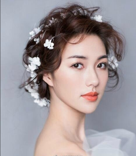 韩式新娘发型图片 好看的新娘发型图片