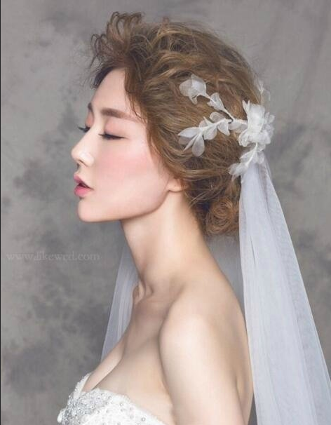 韩式新娘发型图片 好看的新娘发型图片