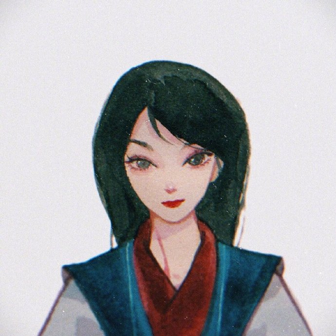 迪士尼公主胶片插画头像图片
