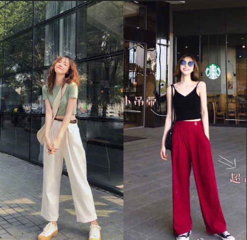 街拍美女图片 韩系少女感减龄穿搭分享