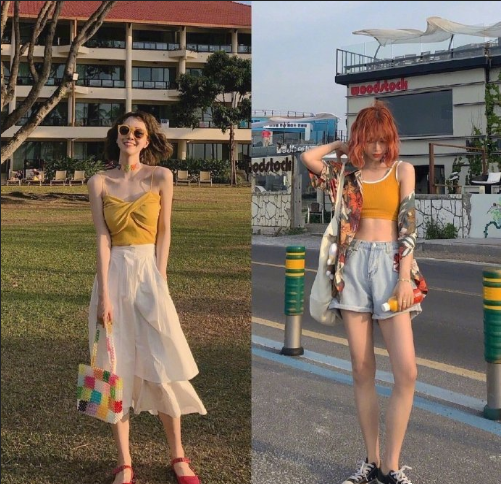 街拍美女图片 韩系少女感减龄穿搭分享