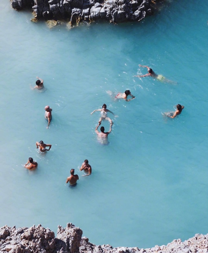 希腊夏日海滩风景图片