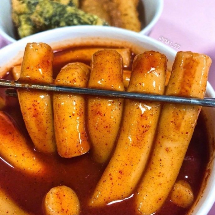 韩国美食图片 韩式辣炒年糕图片