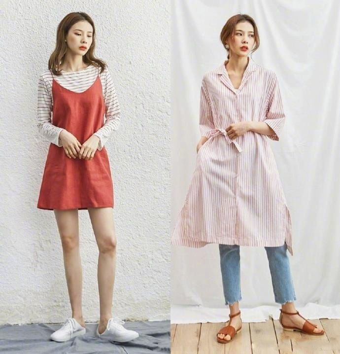 高矮个子女生都适用的基础款穿搭图片
