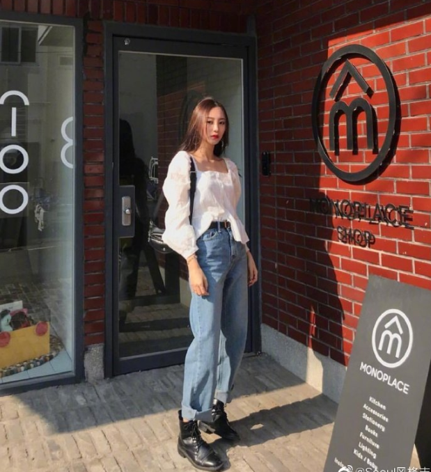 气质美女图片 时尚博主seonhye有态度穿搭图片