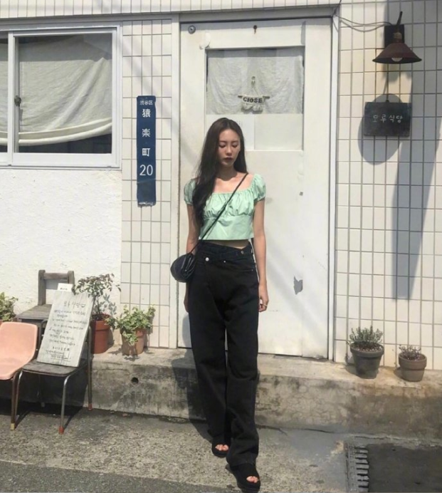 气质美女图片 时尚博主seonhye有态度穿搭图片
