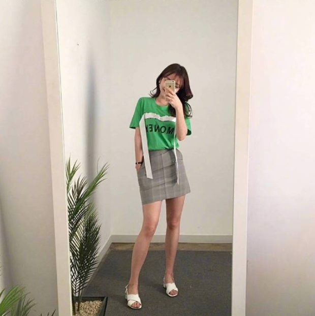 夏季穿搭裙子美女图片
