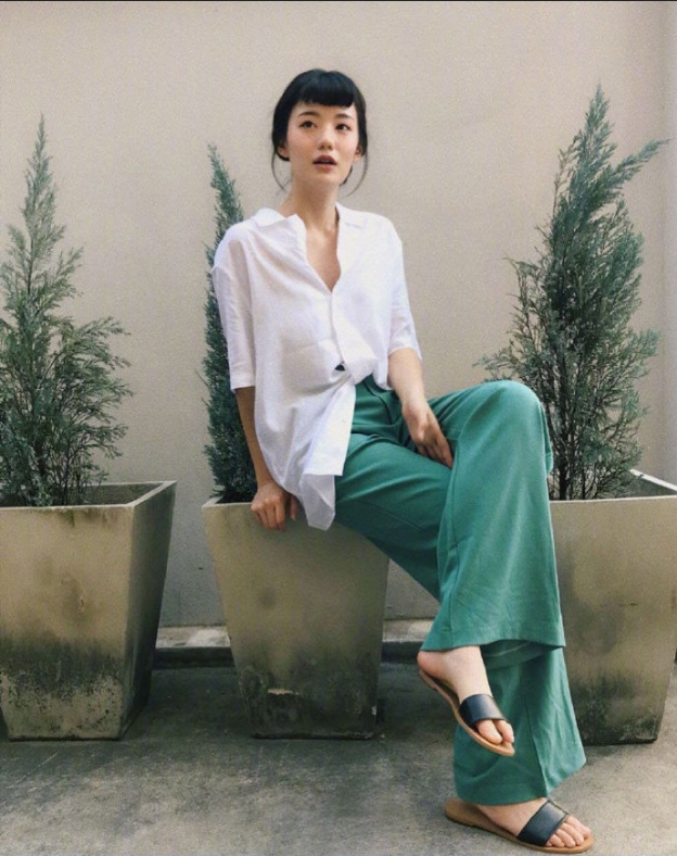 泰国美女图片 泰国女孩meiinpsn​复古文艺穿搭图