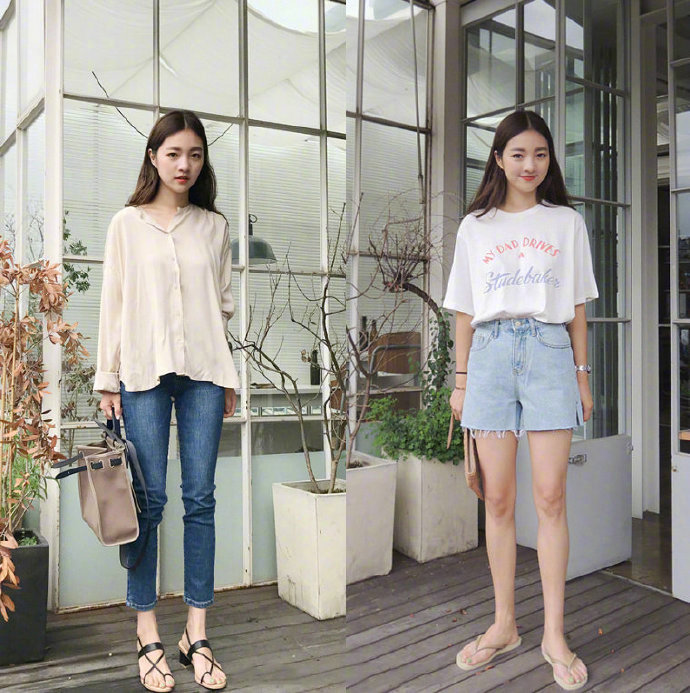 少女感中带点女人味的日常穿搭参考