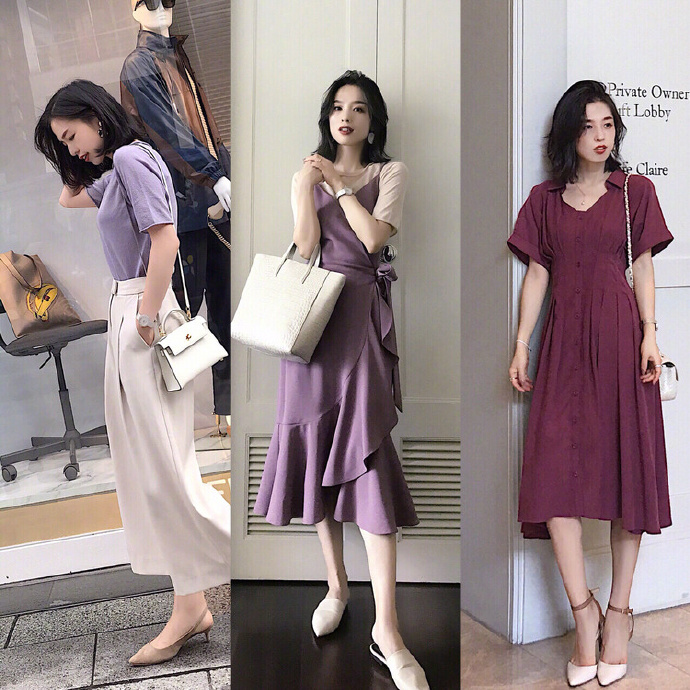 气质美女图片 轻熟风穿搭参考