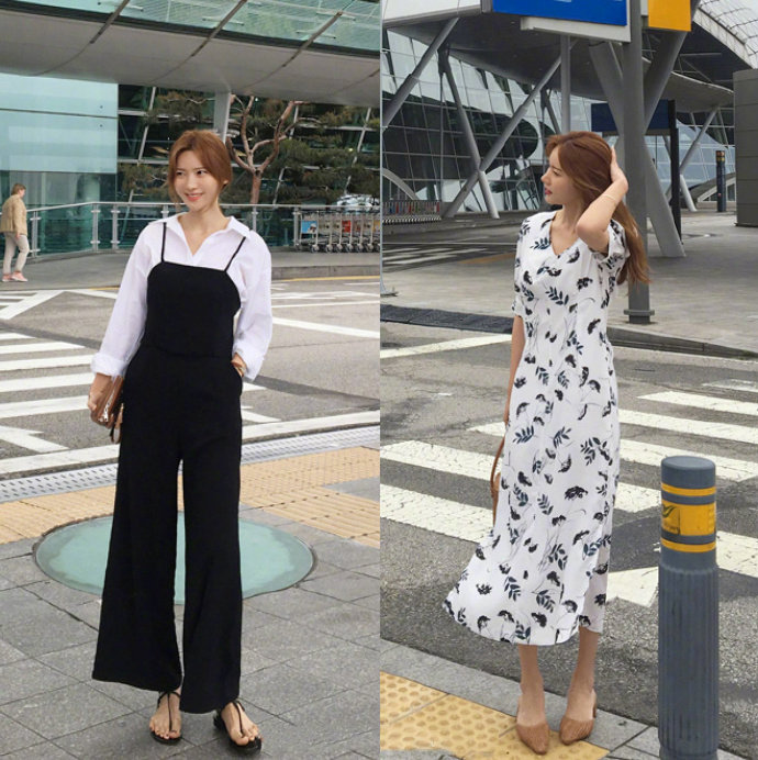 2019初秋的轻熟风气质美女穿搭图片