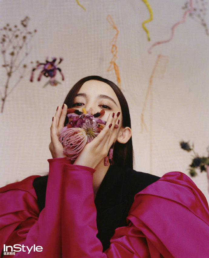 新疆美女图片 中国女星古力娜扎 X《Instyle优家画