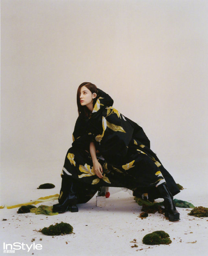 新疆美女图片 中国女星古力娜扎 X《Instyle优家画