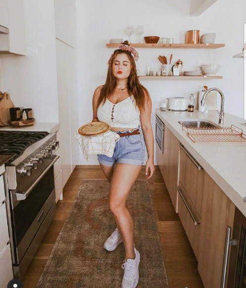 纽约博主Noelle Downing胖女孩穿衣搭配图片