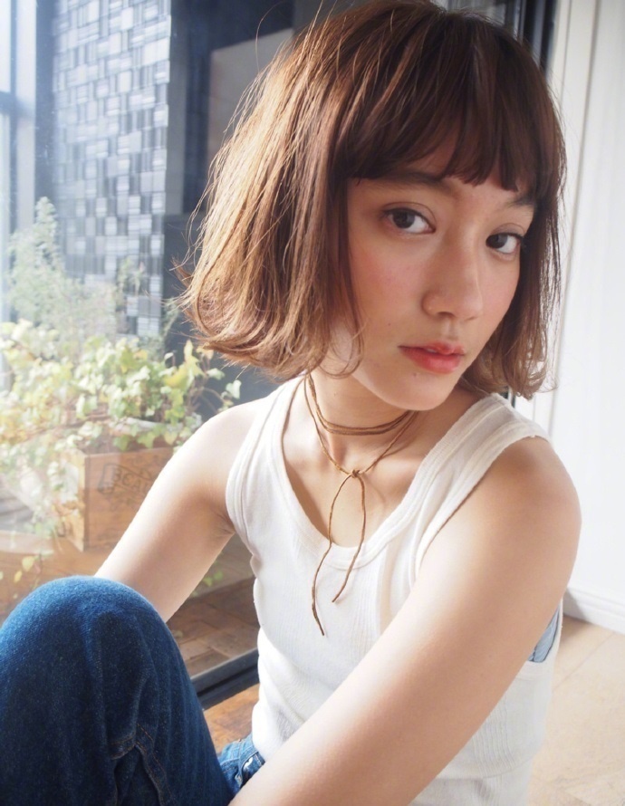 小清新美女日系发型图片