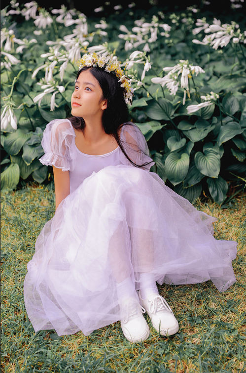 清纯美女赵蕴卓公主裙写真图片