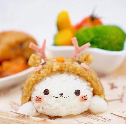 可爱的米饭饭团图片