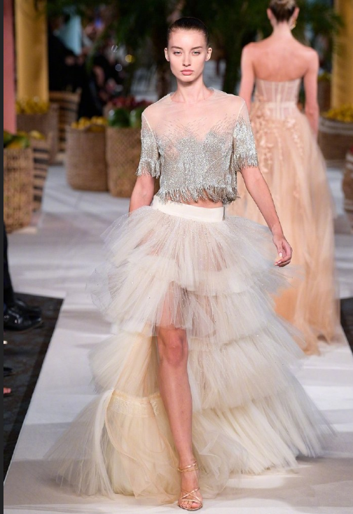 Oscar de la Renta Spring 2020礼服图片