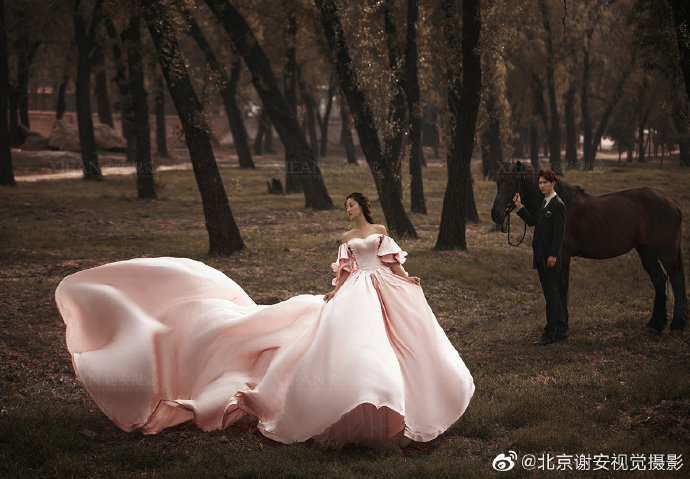 森系婚纱照风格 2019最新婚婚纱照片