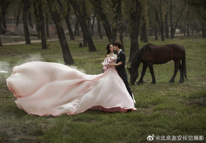 森系婚纱照风格 2019最新婚婚纱照片