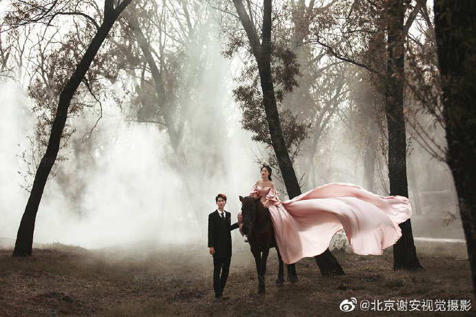森系婚纱照风格 2019最新婚婚纱照片