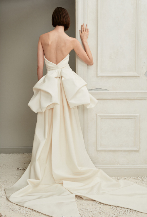 美国婚纱品牌Oscar de la Renta2019白色婚纱图片