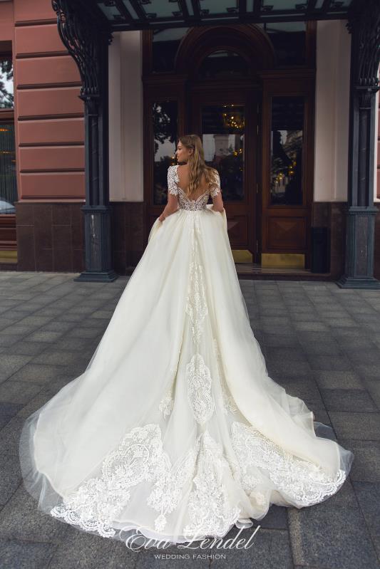 美国婚纱品牌EvaLendel白色婚纱图片