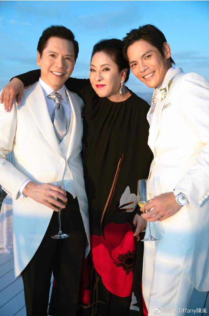港台明星夫妻向佐郭碧婷婚纱照片 向佐郭碧婷婚