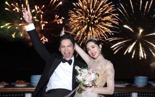 港台明星夫妻向佐郭碧婷婚纱照片 向佐郭碧婷婚
