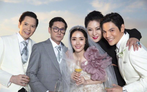 港台明星夫妻向佐郭碧婷婚纱照片 向佐郭碧婷婚