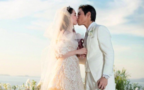 港台明星夫妻向佐郭碧婷婚纱照片 向佐郭碧婷婚