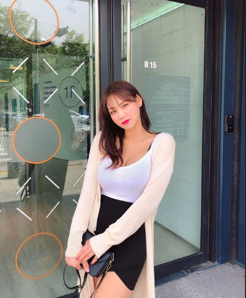 肉感美女图片 微胖女神迷人的乳沟图片