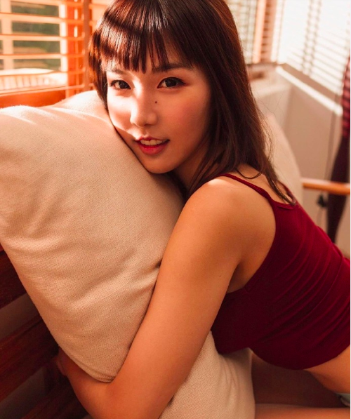 泰国美女图片 甜美女孩棉花糖图片