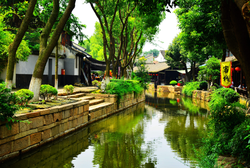 江南六大古镇之甪直古镇风景图片