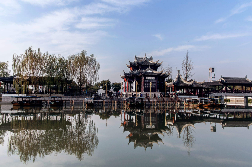 江南六大古镇之甪直古镇风景图片