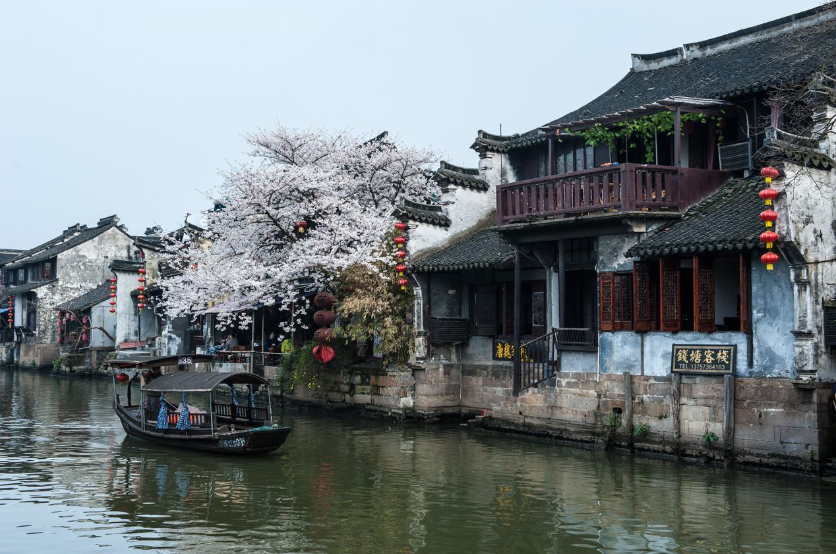 江南六大古镇之浙江西塘风景图片