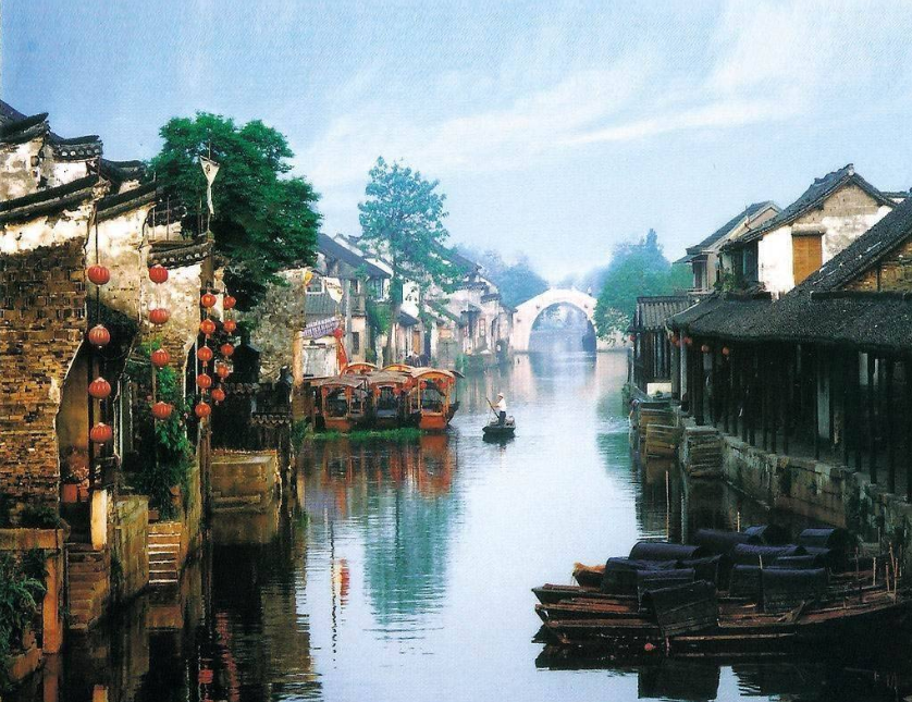 江南六大古镇之浙江西塘风景图片