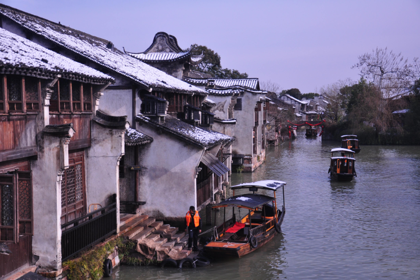 江南六大古镇之一浙江乌镇景色图片