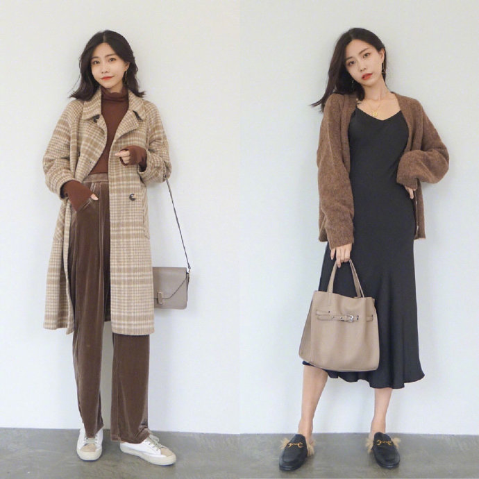 温柔气质女生的秋冬搭配示范