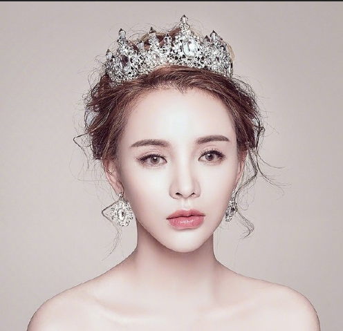 美美的新娘发型图片