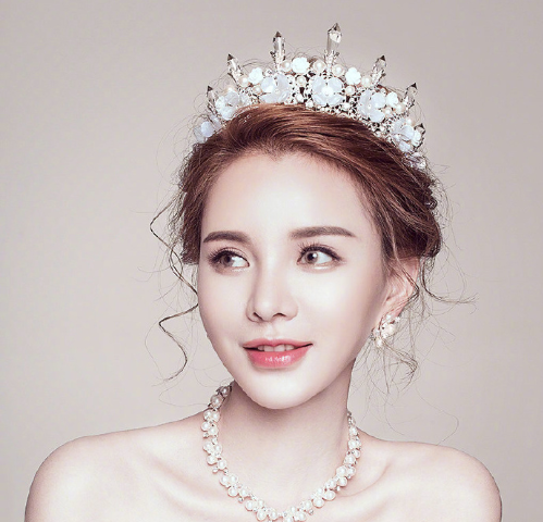美美的新娘发型图片