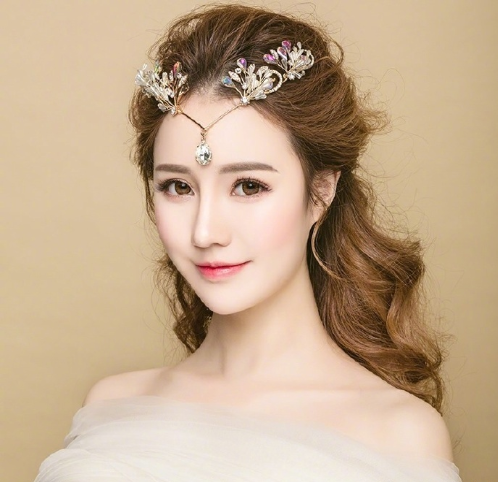 美美的新娘发型图片